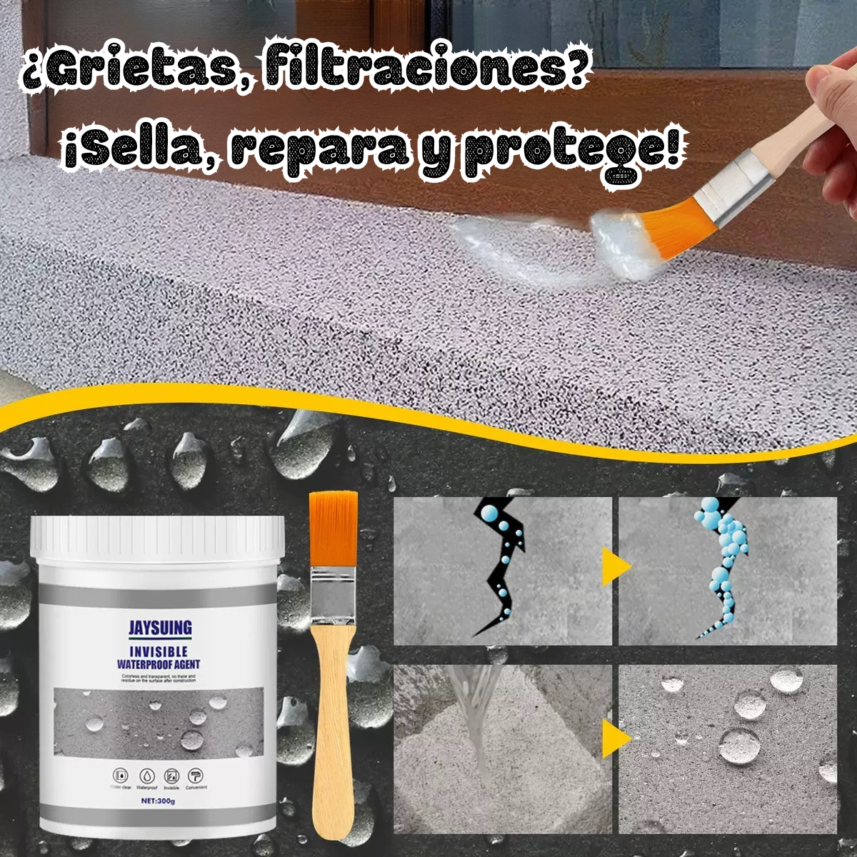 Sellador Adhesivo Transparente Multiuso