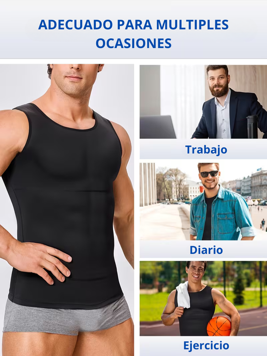 Camiseta Moldeadora de Compresión para Hombres