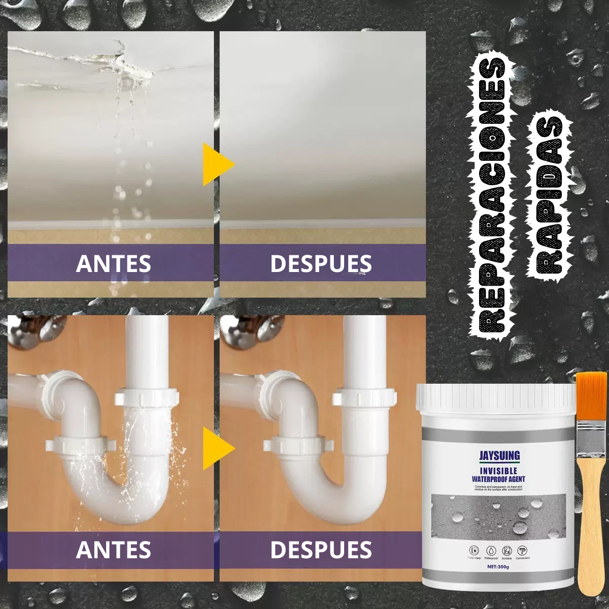 Sellador Adhesivo Transparente Multiuso