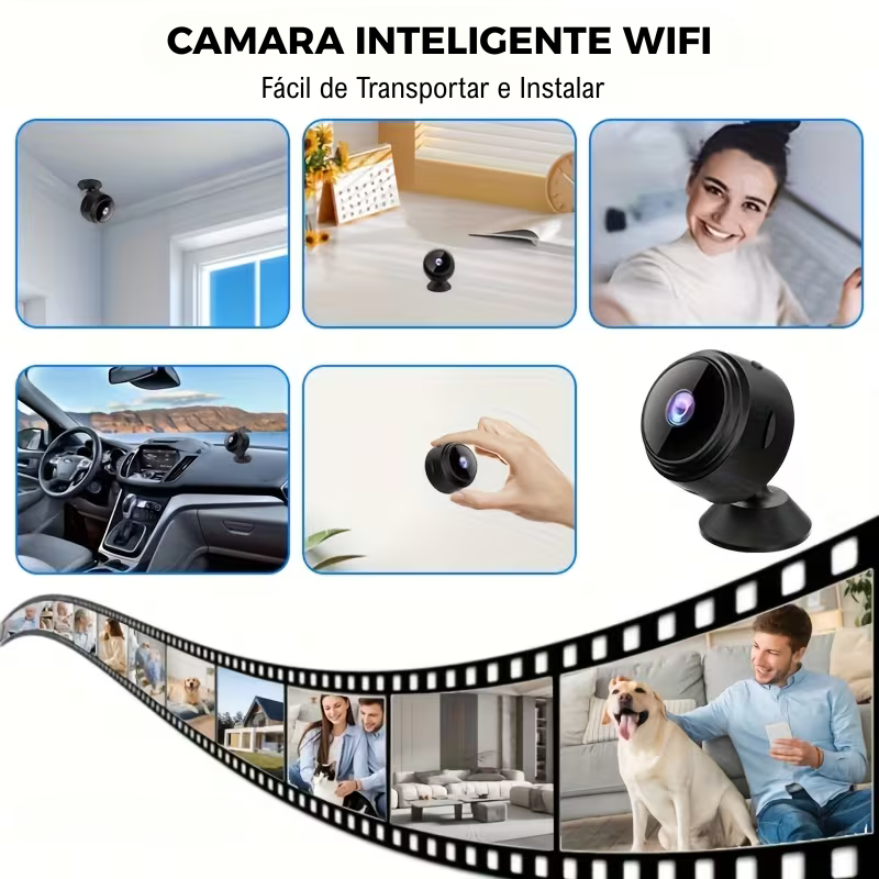 Mini Cámara WiFi Full HD 1080P
